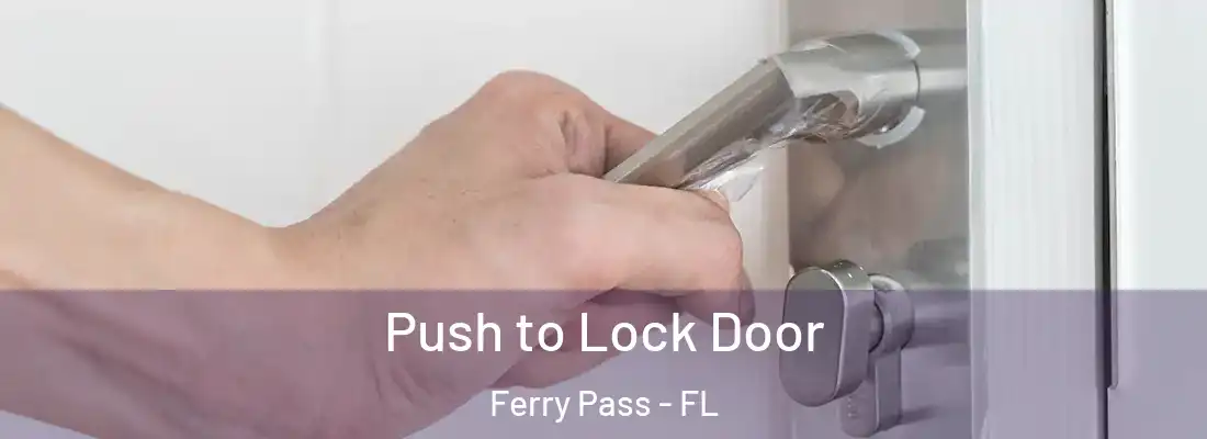 Push to Lock Door Ferry Pass - FL
